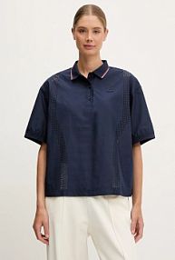 Koszulka polo Lacoste  granatowa damska CF0060