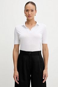 Koszulka polo Calvin Klein  biała damska LV044B208G
