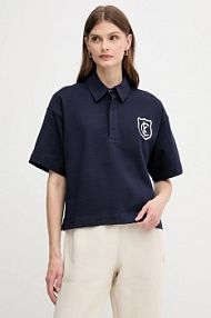 Koszulka polo Calvin Klein Jeans  granatowa damska LV047B209G