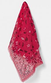 Chusta Zadig&Voltaire  różowa OWSC01499.652