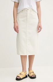 Spódnica midi Levi's  beżowa 001VH