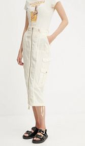 Spódnica midi Guess  beżowa W5GD1H.WG8N0