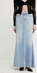 Spódnica maxi Guess  niebieska W5GD83.D5B96