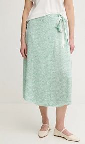 Spódnica midi Tommy Hilfiger  zielona WW0WW45112