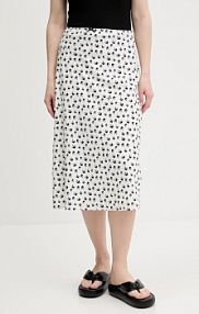 Spódnica midi Tommy Jeans  beżowa DW0DW20272