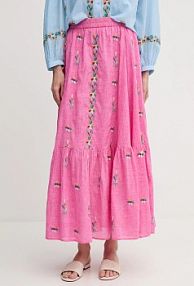 Spódnica maxi La Petite Française  różowa PFJAMAL