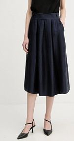 Spódnica midi La Petite Française  granatowa PFJOSEPHINE