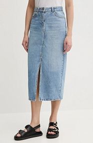 Spódnica midi Morgan  niebieska JROMA