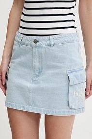 Spódnica mini Karl Kani  niebieska PD00001820