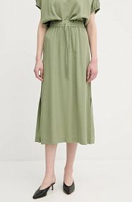 Spódnica midi United Colors of Benetton  zielona 4NPHD004S