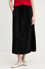 Spódnica midi United Colors of Benetton  czarna 4NPHD004S