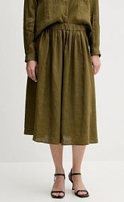 Spódnica midi Sisley  zielona 4AGHL002T