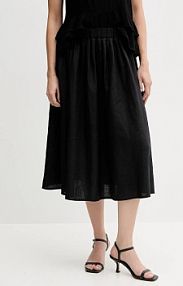 Spódnica midi Sisley  czarna 4AGHL002T