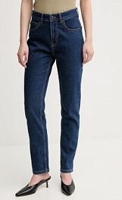 Jeansy Sisley  granatowe damskie 4MCPLE046