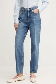 Jeansy Sisley  niebieskie damskie 4MCPLE048