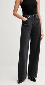 Jeansy United Colors of Benetton  czarne damskie 43UNDE02B