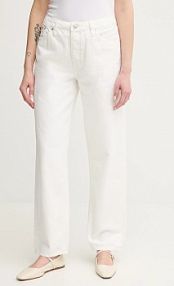 Jeansy Calvin Klein Jeans  białe damskie J20J225131