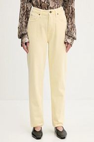 Jeansy Guess Jeans  żółte damskie W5GA0D.D5M62