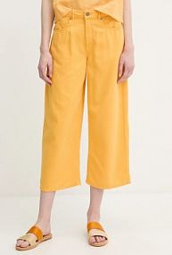 Spodnie eleganckie United Colors of Benetton  żółte damskie 4LEDDF09P