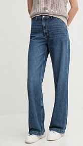 Jeansy Sisley  niebieskie damskie 4RBXLF077