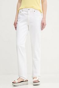 Jeansy Abercrombie & Fitch  białe damskie KI155.5105.17