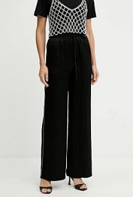 Spodnie eleganckie pinko  czarne damskie 104595.A2BU