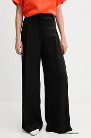 Spodnie eleganckie Sisley  czarne damskie 4V7PLF06N