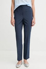 Spodnie eleganckie Sisley  granatowe damskie 490TLF06J