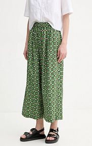 Spodnie eleganckie Weekend Max Mara  zielone damskie 2515131102600