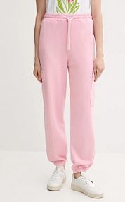 Spodnie dresowe United Colors of Benetton  różowe damskie 39BLDF01B