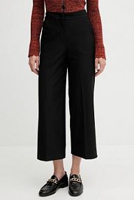 Spodnie eleganckie United Colors of Benetton  czarne damskie 42A8DF08R