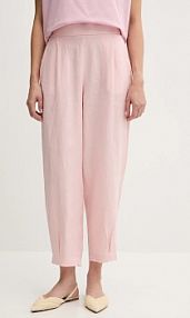 Spodnie eleganckie United Colors of Benetton  różowe damskie 4AGHDF08L