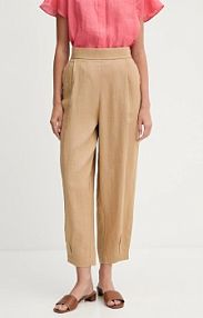 Spodnie eleganckie United Colors of Benetton  zielone damskie 4AGHDF08L