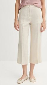 Spodnie eleganckie United Colors of Benetton  beżowe damskie 4AGHDF08M