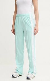 Spodnie dresowe adidas Originals  turkusowe damskie JD0854