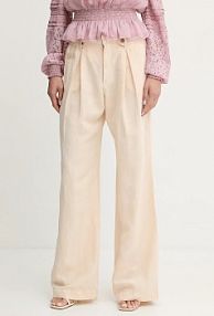 Spodnie eleganckie Guess  beżowe damskie W5GA2G.WG8N0