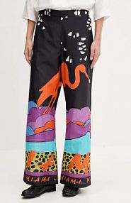 Spodnie eleganckie Sportalm  granatowe damskie 650174