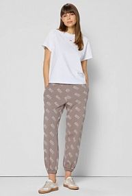 Spodnie dresowe BIZUU  pomarańczowe damskie MERING.BEZOWY