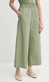 Spodnie eleganckie United Colors of Benetton  zielone damskie 4AC7DF09A