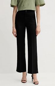 Spodnie eleganckie United Colors of Benetton  czarne damskie 4T91DF099