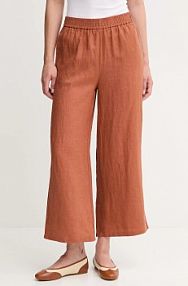 Spodnie eleganckie United Colors of Benetton  pomarańczowe damskie 4AGHDF09G