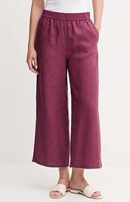 Spodnie eleganckie United Colors of Benetton  fioletowe damskie 4AGHDF09G