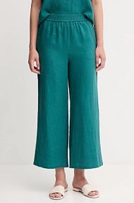 Spodnie eleganckie United Colors of Benetton  turkusowe damskie 4AGHDF09G