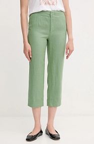 Spodnie eleganckie Pedro del Hierro  zielone damskie 7609781