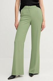 Spodnie eleganckie Sandro Ferrone  zielone damskie S25XBEFRING