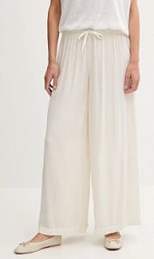 Spodnie eleganckie United Colors of Benetton  beżowe damskie 4VW95F00C