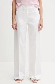 Spodnie eleganckie Sisley  białe damskie 4ED4LE03G