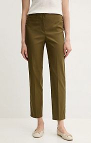 Spodnie eleganckie Sisley  zielone damskie 4SI0LF074