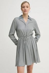 Sukienka mini Tommy Hilfiger  szara WW0WW44020