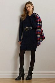 Sukienka mini Lauren Ralph Lauren  granatowa 200957468